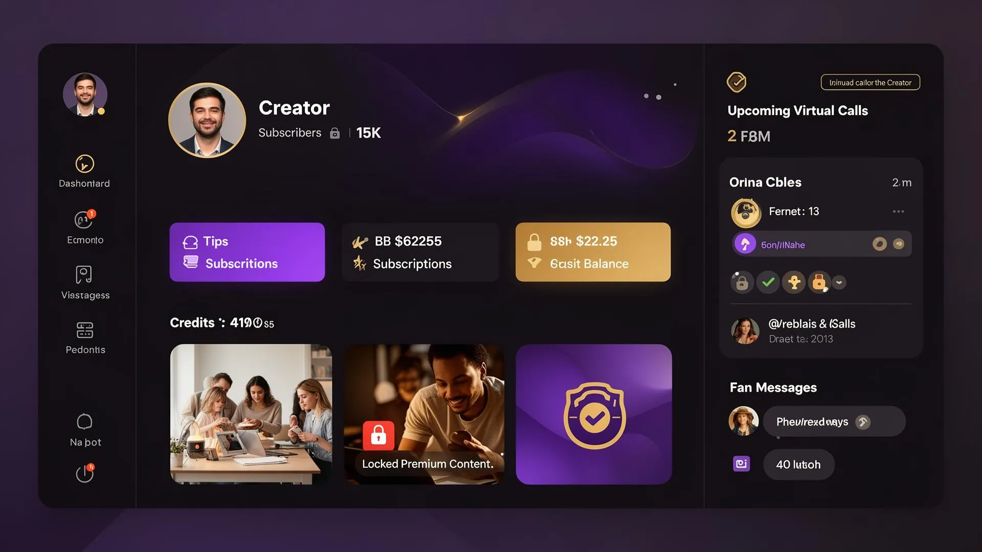 Social Networking Platform for Creators — white-label software product screenshot